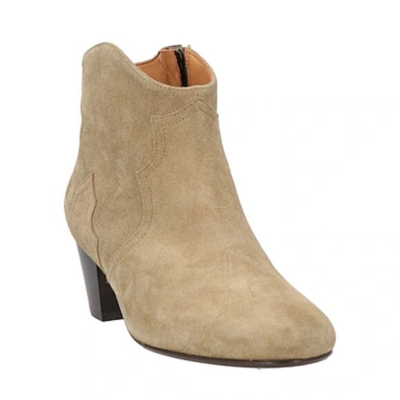 Isabel Marant suede green dicker boots 36 - Picture 2 of 11